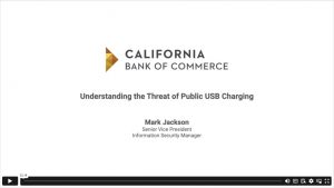 security awareness video on the threats of public USB charging